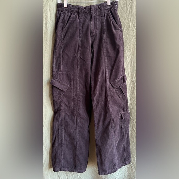 BDG Urban Outfitters Black Y2K Cargo Low Rise Utility Styling Relaxed Fit Pants - Picture 2 of 5